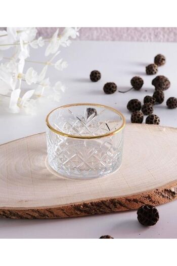 Paşabahçe 530040 Golden Touch Timeless Bowl Set of 4