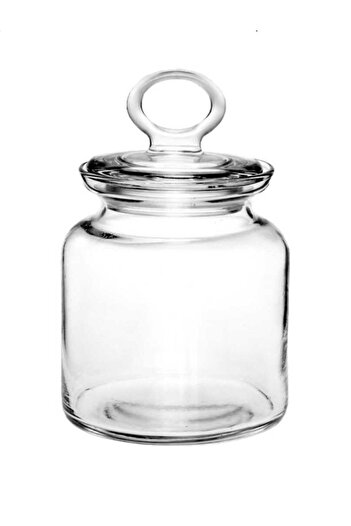 Paşabahçe PAŞABAHÇE KITCHEN TRANSPARENT VACUUM JAR WITH LID 1085 CC -98671- 2 PIECES