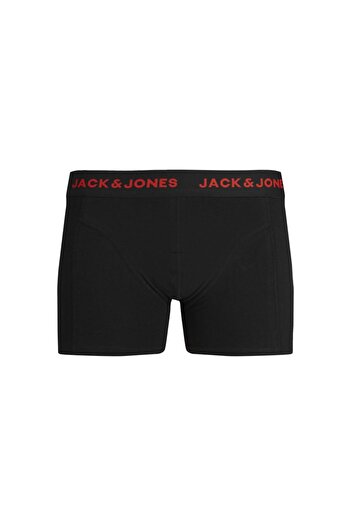 Jack & Jones Ανδρικό λογότυπο μάρκας ελαστικό βαμβακερό μαύρο μπόξερ για καθημερινή χρήση 12242494 - 4299726