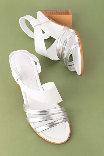 Gondol Pantofi eleganti de damă din piele naturală cu toc Tlh.603