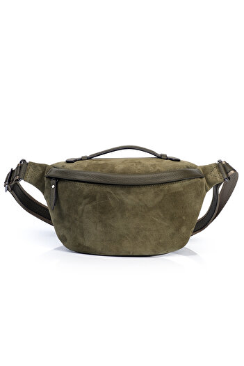 Ysmn Genuine Leather Suede Women's Waist Bag - YC042019DSU