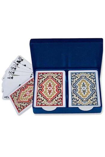 Neler Geldi Neler Playing Card 1stQuality Plastic Playing Cards Game Card Star Cart with 2 Pieces Deck Storage Box