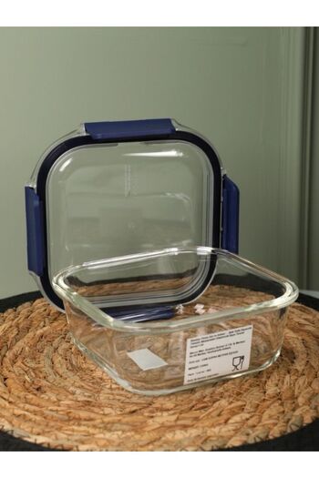 Viyalente Lock & Lock Airtight Glass Storage Container 750 ml| 400°C Safe as Heat