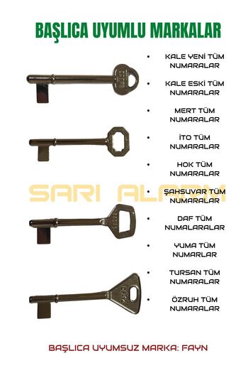 sarıalarm Switches Opening All Room Doors Set of 4