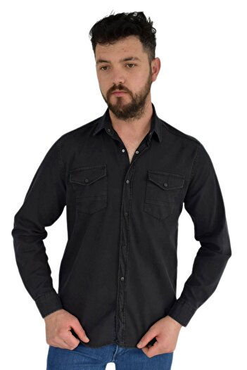 DYNAMO Чоловіча спортивна сорочка - Silim Fit 9821 BGL-ST02720