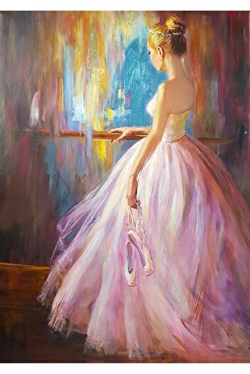 MARCEL SANAT Pink Ballerina Diamond Mosaic Painting 41x58cm