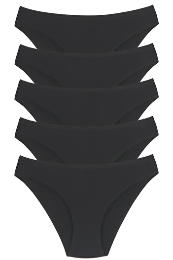 Newlilla 1001 Women's 5-Piece Daily Slip Panties V16