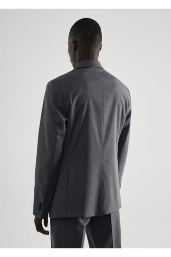 MANGO Man Stretch Fabric Slim Fit Blazer Jacket