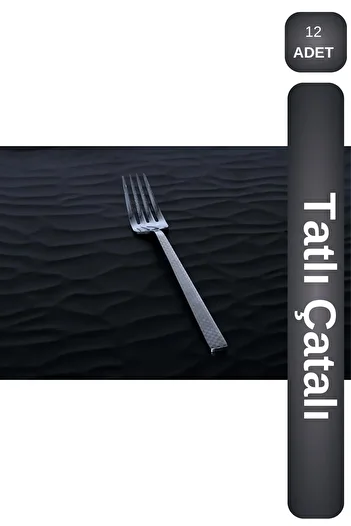 Viyalente Set of 12 Stainless Narcissus Dessert Forks
