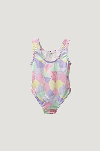 Pop Girl - Princess Patterned Swimsuit