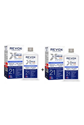 Revox X-treme Late Shampoo for Hair Growing - 2 Pieces