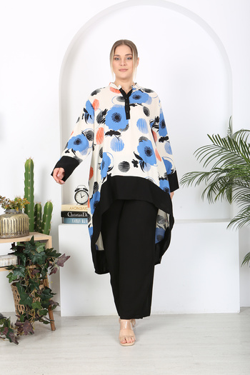 XL Modam Viscose Woven - Women's Plus Size Tunic and Pants Set