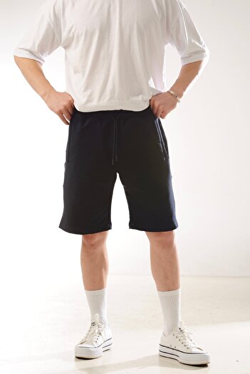 BÜYÜKKOL Cotton Two Thread Knitted Shorts