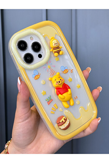 OSG iPhone 13 Pro Max Compatible 3D Character Pattern Shock Absorbing Luxury Full Protective Case
