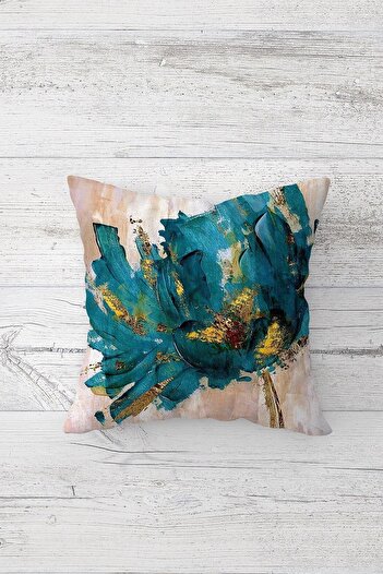 on the clouds Layered Flower and Plain Throw Pillow with Hidden Zipper Throw Pillow Cover Seat Pillow Cover Set (4pcs)