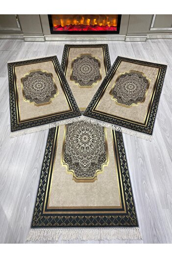 ALLGELSİN Yatak Odası Halısı Seti 3 'lü Yatak Odası Halı Takımı 2 Adet 1 Adet Halı Seti