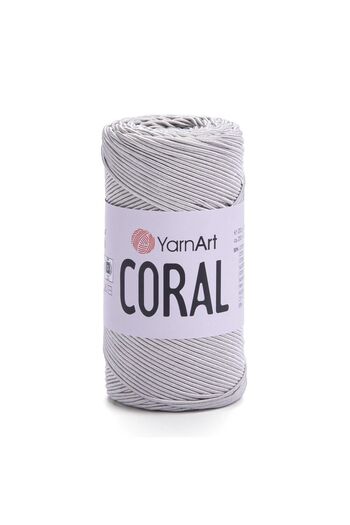 Yarnart CORAL - HAND KNITTED STRING GRAY-1918