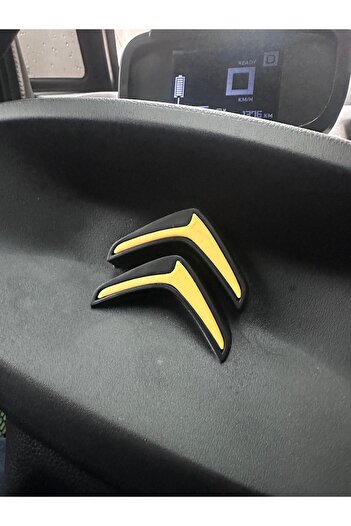 3D Citroen Ami Direksiyon Logosu Sarı