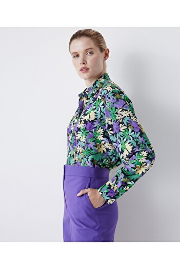 MISS IPEKYOL Flower pattern shirt