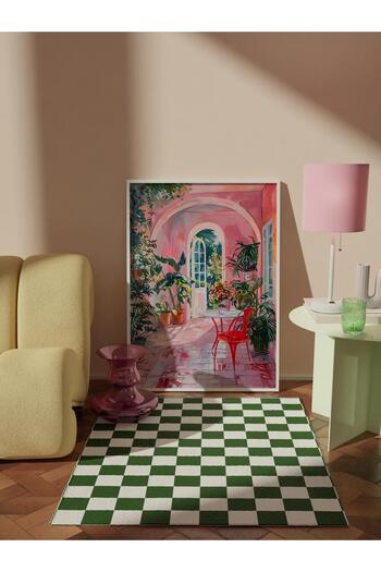 Postifull Çerçevesiz Poster Tablo, Duvar Posteri, Sanatsal Hd Baskı, Saklı Bahçe , Maximalist No:75