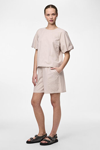 PIECES PCKARSON - High Waist Short Skirt