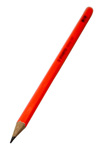 Stabilo 317 Neon Coral Pencil - 2