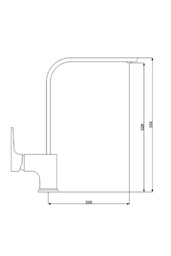 Newarc Aqua Sink Faucet Black - 941881lb