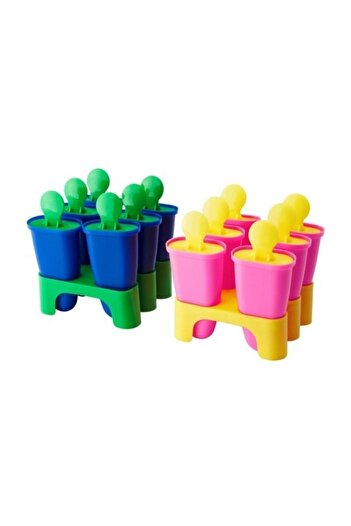 long way Creative Formula Of Flavor: Practical Ice Cream Mold 6-Compartment Ice Mold