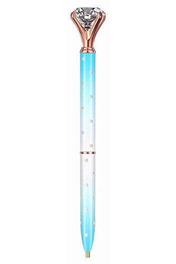 MARCEL SANAT Blue White Solitaire Stone Holding Pen Marcel Art Diamond Mosaic Painting