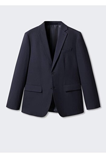 MANGO Man Streç Kumaştan Dar Kesim Blazer Ceket