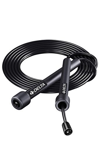 Delta 10 Pieces Adjustable Length Deluxe Black Jump Rope