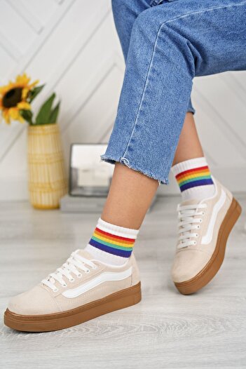 pasyone Cream Women's Daily Shoes