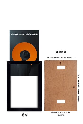 Bytwo 1 PCS 30X40 FRAME - A3 WHITE FRAME - MDF FRAME