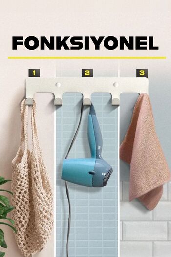 3art Metal Decorative Iron Wall Hanger - Metal Hanger - Clothes Hanger