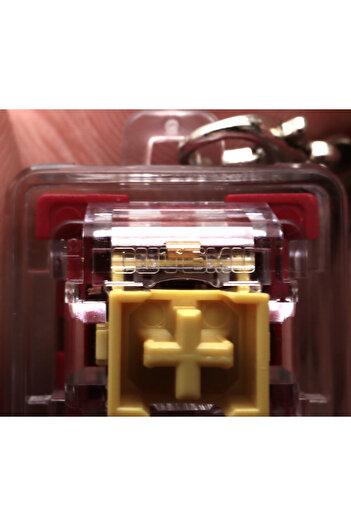 SPELT Outemu Red Panda Tactile Mechanical Switch Key Stress Throw Button Test Keychain Keycap