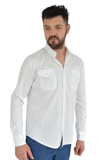 DYNAMO Ανδρικό αθλητικό πουκάμισο Silim Fit 9957 Bgl-st02722