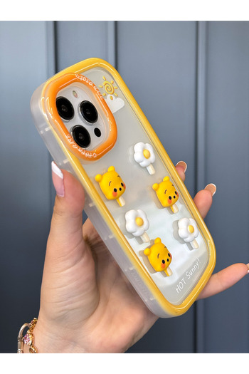 OSG iPhone 14 Pro Max Compatible 3D Character Patterned Shock Absorbing Luxury Full Protective Case