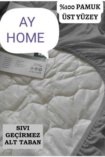 AYHOME Home Yatak Odası Tekstili Sıvı Geçirmez Alez Çift Kişilik Lastikli Çarşaf Kapitone Yatak Örtüsü Evim