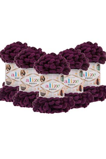 Alize Πλεκτό νήμα Puffy Μωβ 111