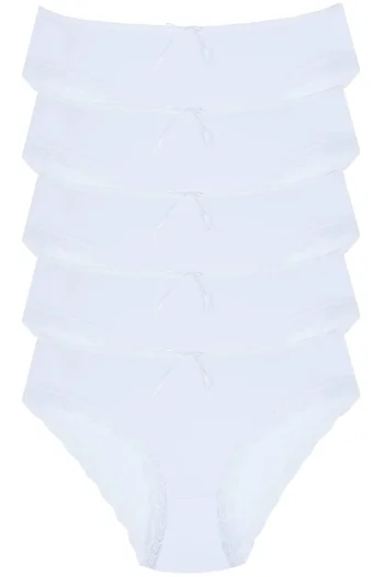 Newlilla 1009 Bato Lace Leg 5-Piece Women's Panties Pack 1009-v3