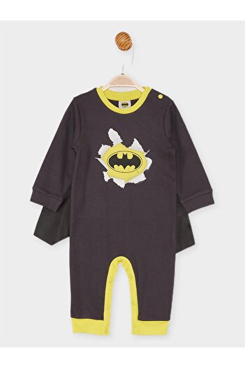 Batman Lisanslı Erkek Bebek Pelerinli Tulum 21656