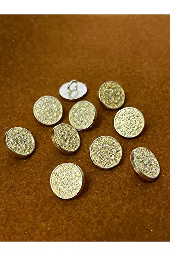 ODDA TASARIM ATÖLYESİ METAL GOLD DETAIL BLUZ-SIZE-DREAM BUTTON