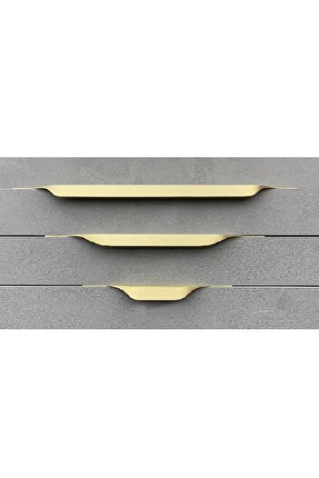 System 8900 Entegre Kulp Mat Altın Renk 160 Mm