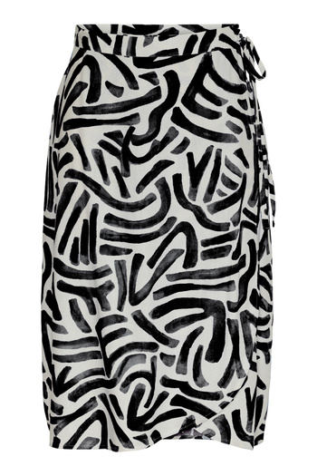 PIECES PCARLEM HW MIDI SKIRT