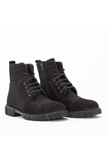 Gusse Ανδρικές μπότες casual από γνήσιο δέρμα Nubuck Kristof-209-1