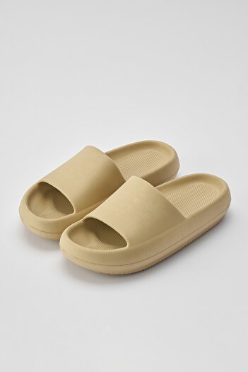 OZYO Καλοκαιρινές παντόφλες παραλίας Biatriz Beige Eva Daily