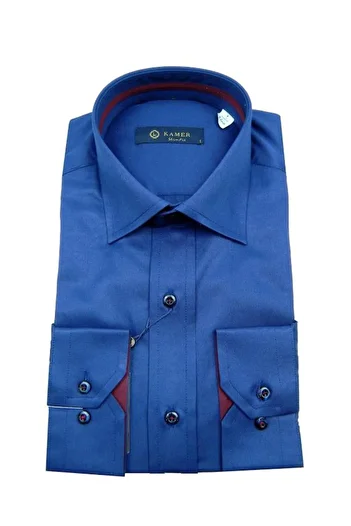 KAMER Чоловіча сорочка Slim Fit - 8005 008005 Модель