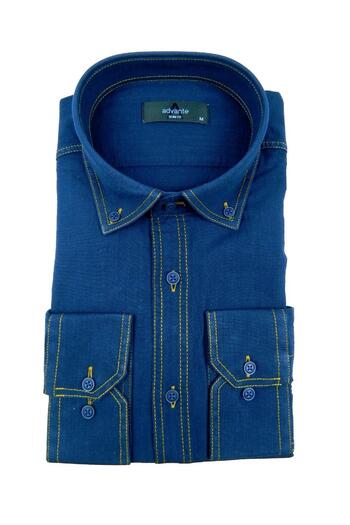 ADVANTE Cămașă de in Slim Fit pentru bărbați Bgl-st00143