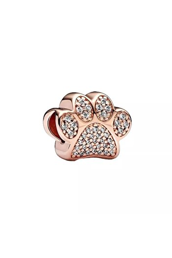 Lux Design Gümüş Rose Pati Pet Charm