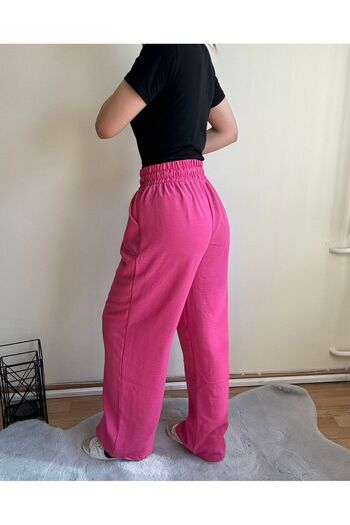 Lotus Boutique Linen Wide Leg Trousers with Pockets